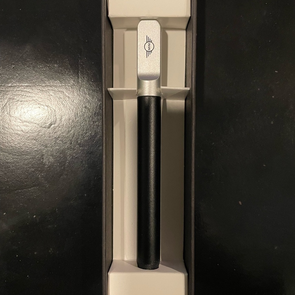 Black and Silver Rollerball Pen